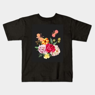 pretty colorful rose Kids T-Shirt